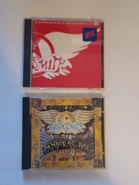 AEROSMITH 2 CD Bundle Greatest Hits Pandoras Box